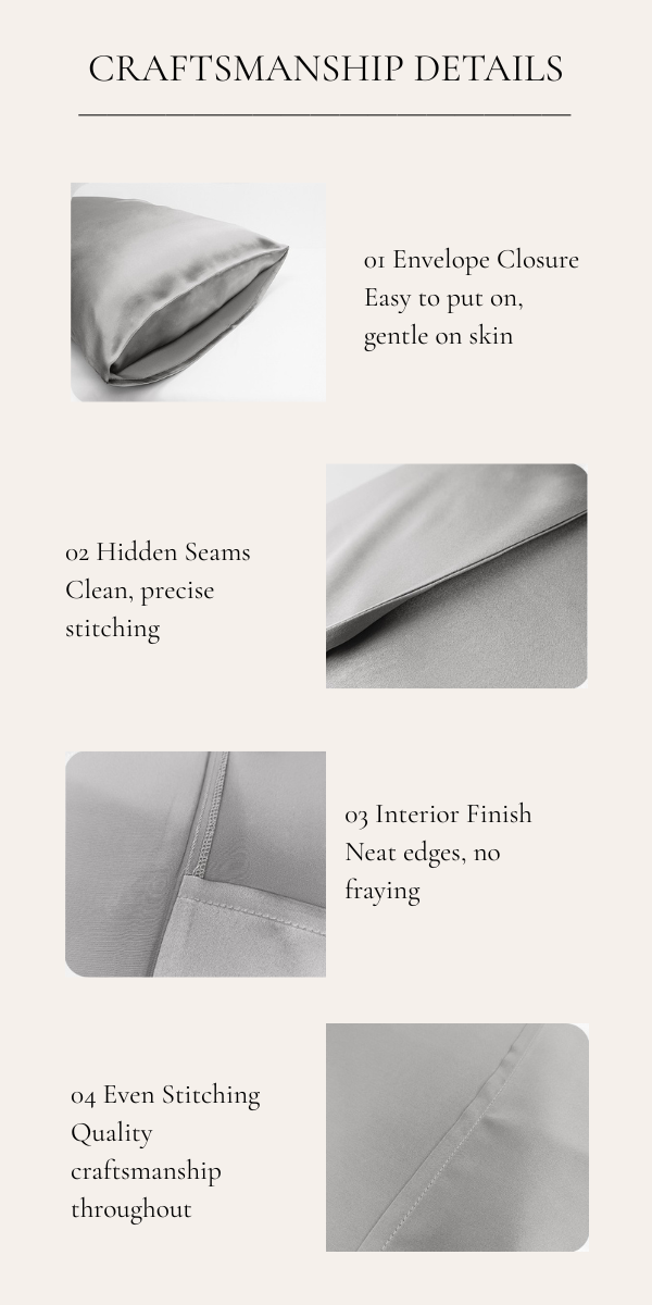 19 Momme Mulberry Silk Pillowcase - Dusty Pink